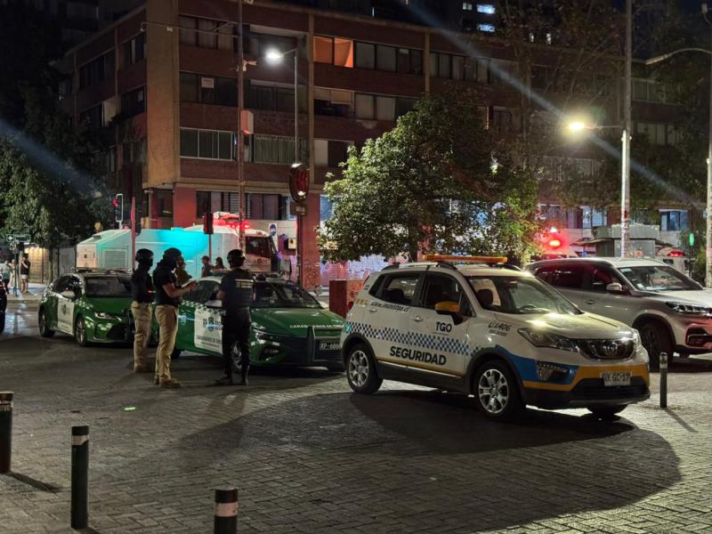 vBalacera en Santiago deja un fallecido y tres heridos: Uno se encuentra en riesgo vital