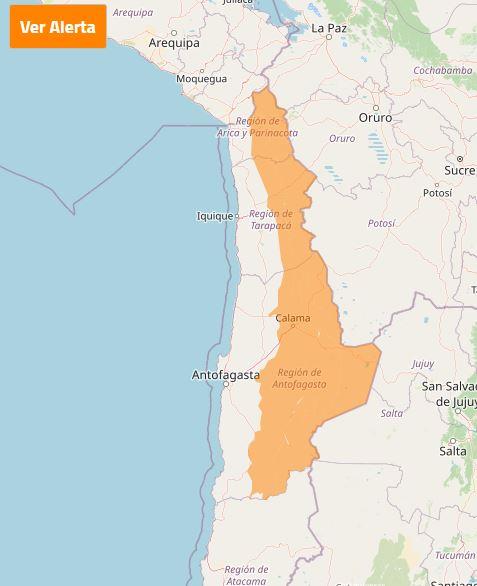 Alerta meteorológica en el altiplano - DMC