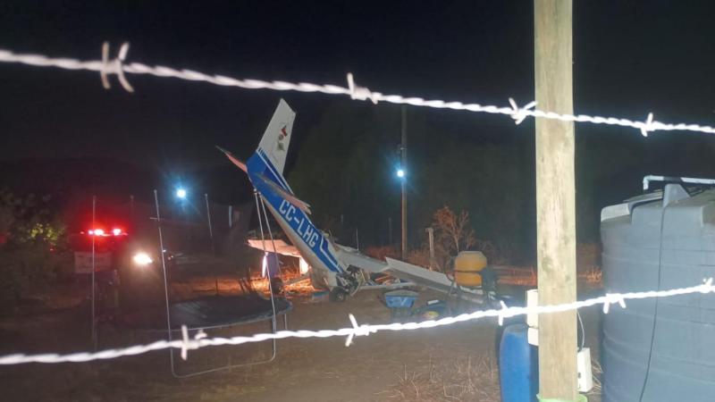 T13 - Accidente aéreo en Curacaví: avioneta cayó cerca del aeródromo