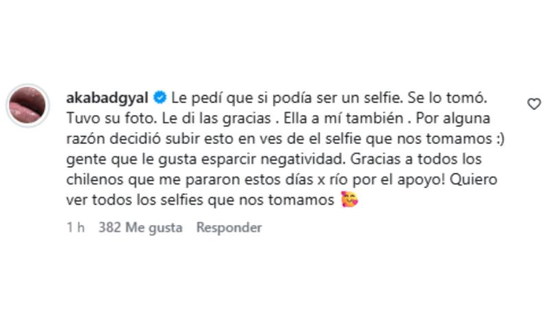 Cantante española desmiente incómodo momento con Trini Neira - Instagram