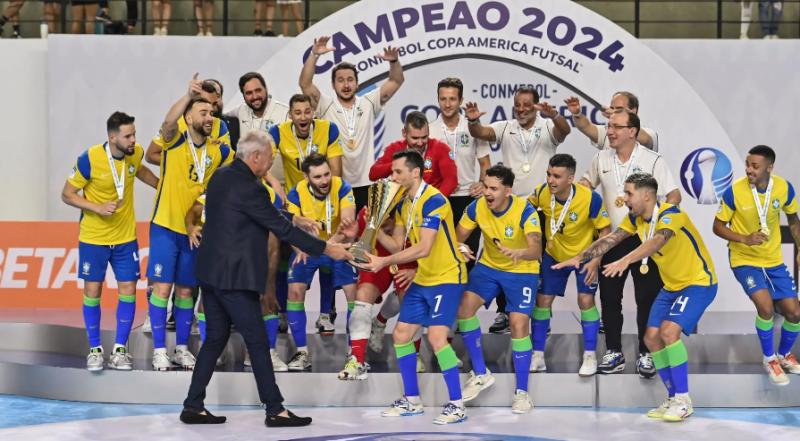 Brasil, el campeón vigente de la Copa América de Futsal - Conmebol