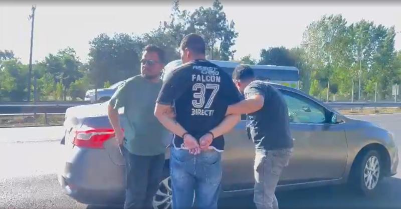 Así fue el momento de la detención de acusado de femicidio cuando intentaba huir a Santiago