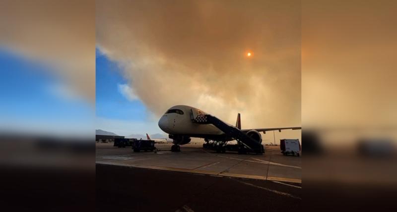 Incendio forestal se mantiene activo en Pudahuel y moviliza a Bomberos