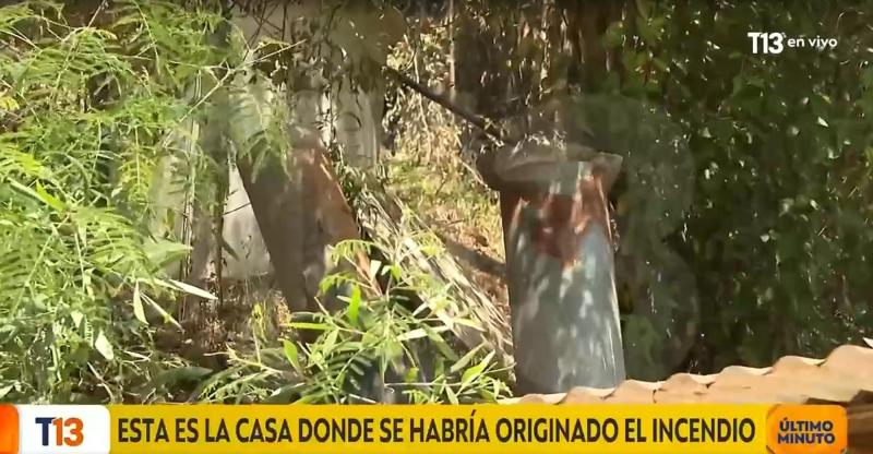 T13 - Ducto estaba sin tapa y el material incandescente habría provocado el incendio