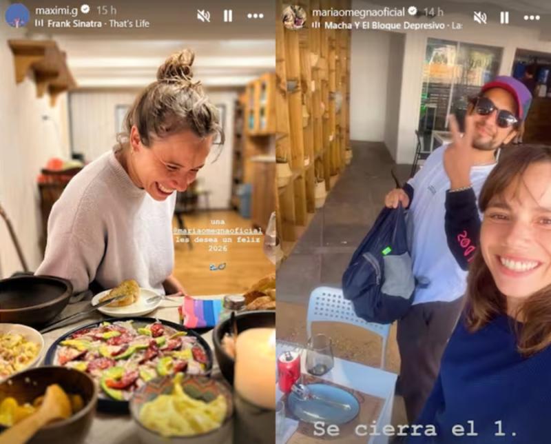 Instagram - María Gracia Omegna y Max Salgado