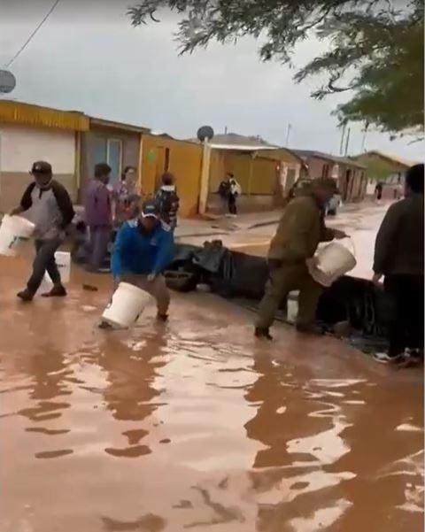 Inundaciones en San Pedro de Atacama - T13
