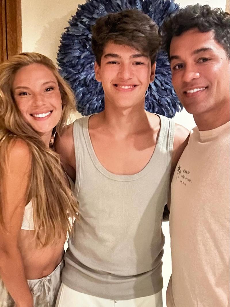 Instagram - Thiago Cunha, su hijo y Chantal Gayoso