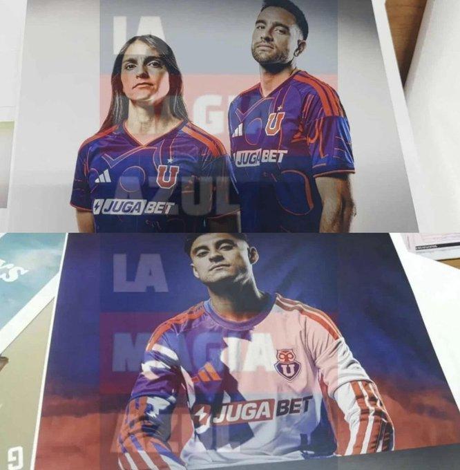 Universidad de Chile, posible nueva camiseta: X (@nagatoazul)