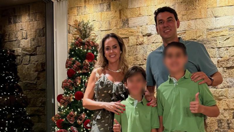 Redes sociales - Thales Machado, Sarah Tinoco (esposa) y sus hijos