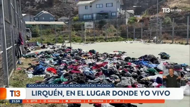 Niños de Lirquén grabaron documental días antes de la tragedia