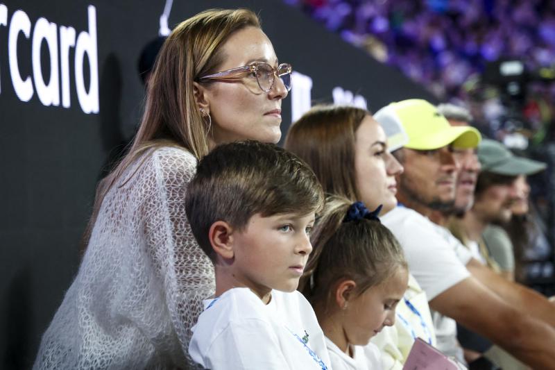 AFP - Stefan y Tara, los hijos de Novak Djokovic