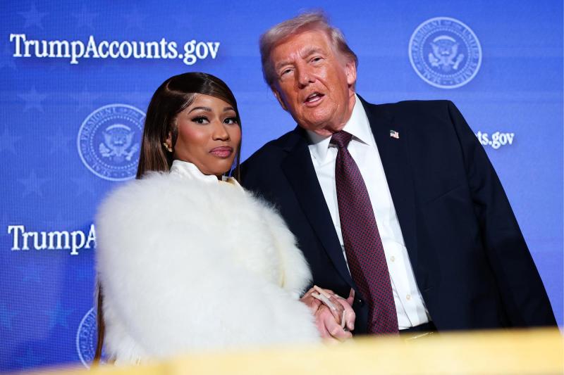 Afp - Nicki Minaj y Donald Trump