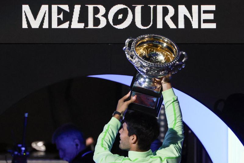 AFP - Carlos Alcaraz gana el Abierto de Australia ante Djokovic