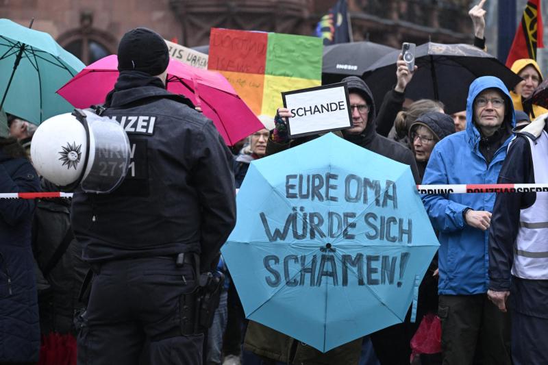AFP - Protestas en Alemania