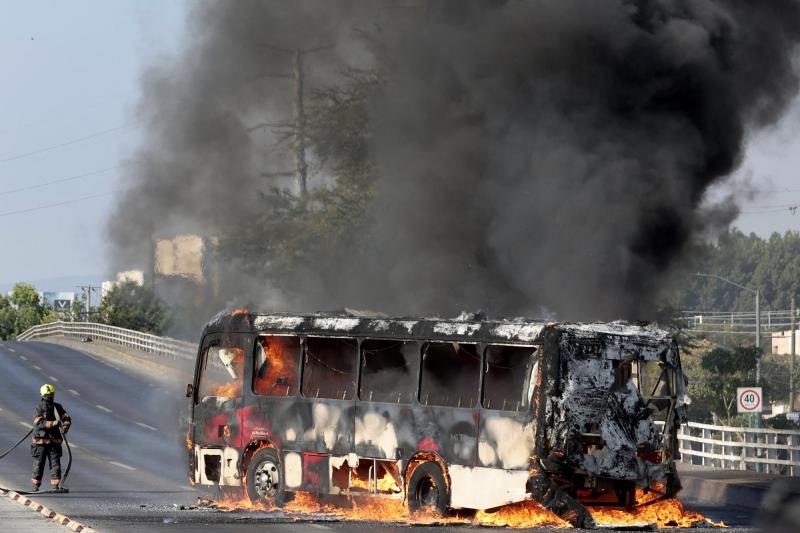 Narcobloqueos en Jalisco | AFP
