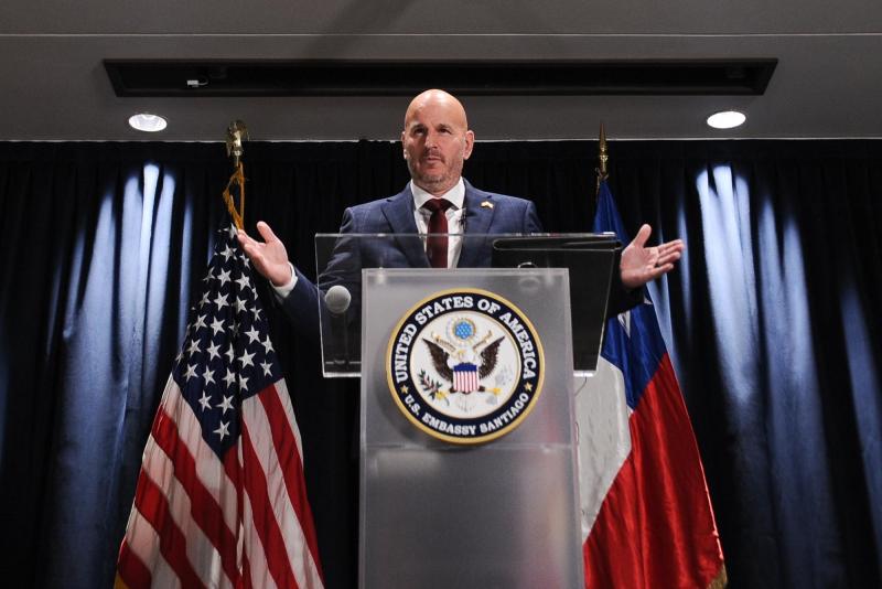 Agencia Uno - Embajador de EE.UU. Brandon Judd: “No está en riesgo la Visa Waiver. No hay razones para sacar a Chile del programa”