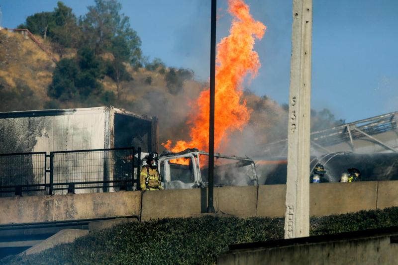 Habla testigo que grabó explosión en Renca - referencial Agencia Uno