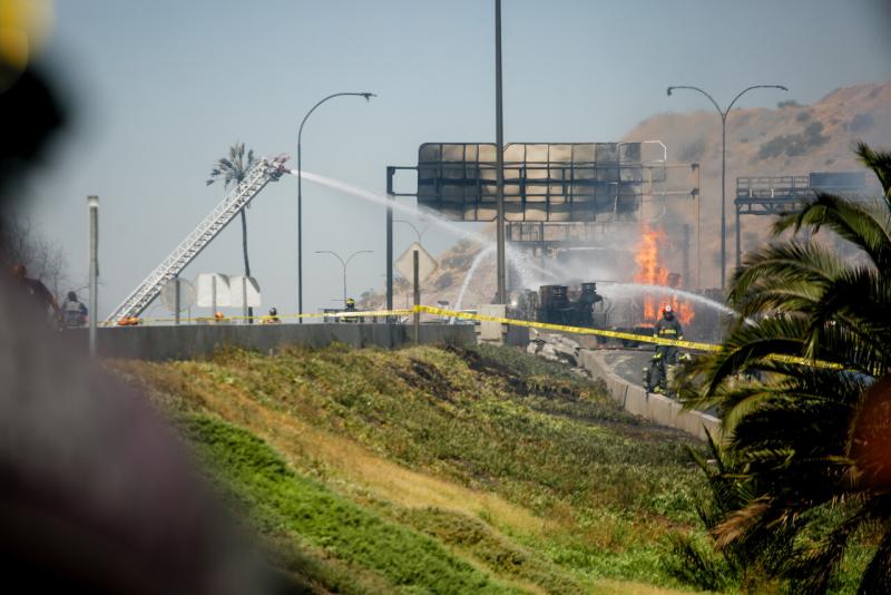 Explosión en Renca - Foto Agencia Uno