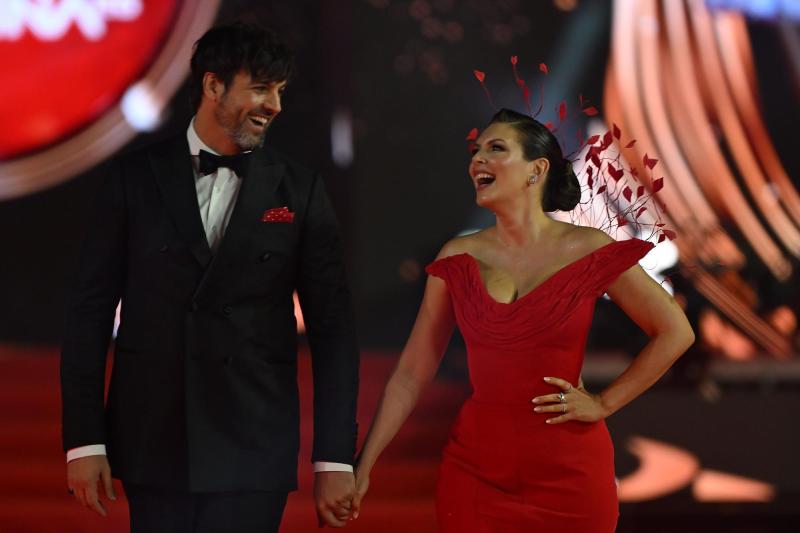 Agencia Uno - Eugenia Lemos y Matías Kosznik en la Gala de Viña 2026