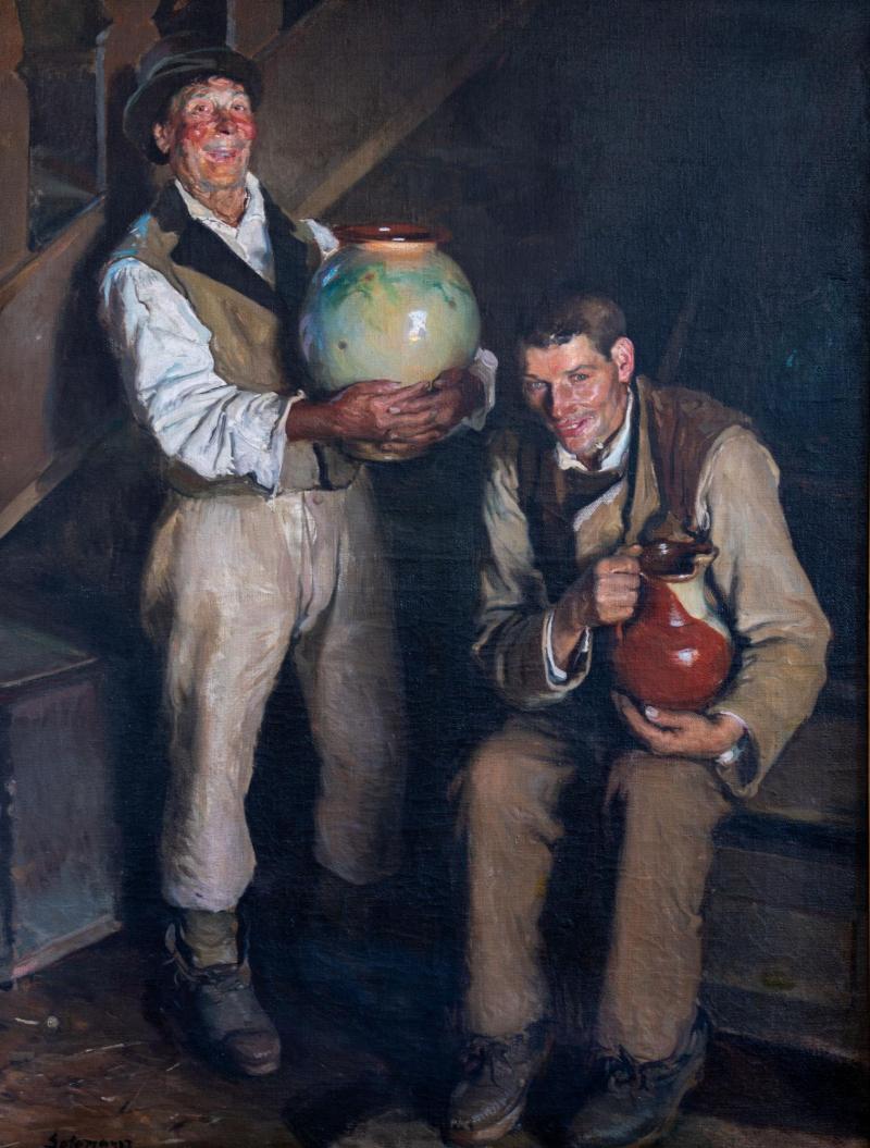 Cuadro "Felipe y Antón"