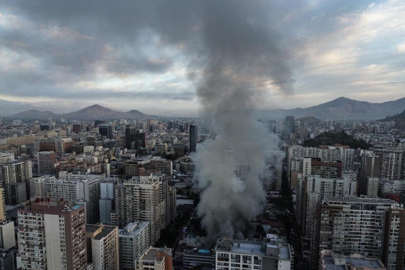 Incendio en cité de Santiago - Aton