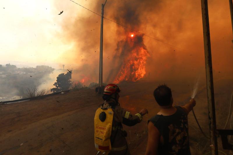 T13 - Incendio forestal en Limache y Concón sigue sin ser controlado: Superficie afectada aumenta a 250 hectáreas | Referencial - Agencia UNO