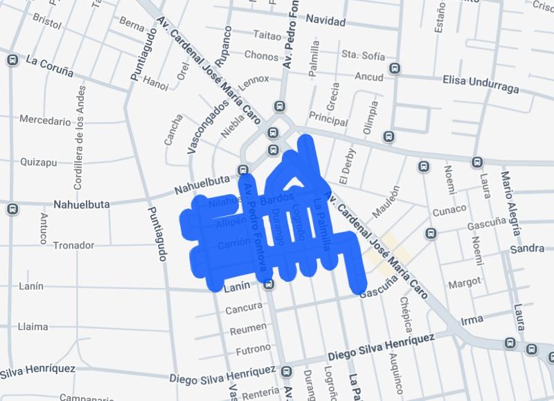 Captura Enel - Corte de luz en Conchalí