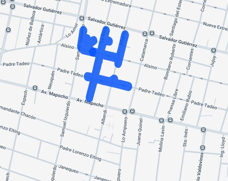 Captura Enel - Corte de luz en Quinta Normal