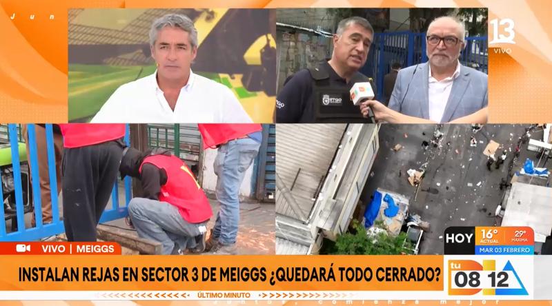 Tu Día - Alcalde Desbordes habla de operativo en Meiggs