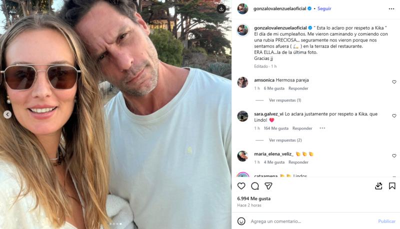 Instagram - Gonzalo Valenzuela y Kika Silva