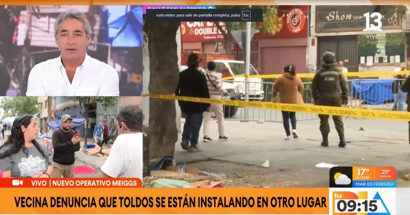 Tu Día - Periodista enfrenta a sujeto que lo grababa durante un móvil