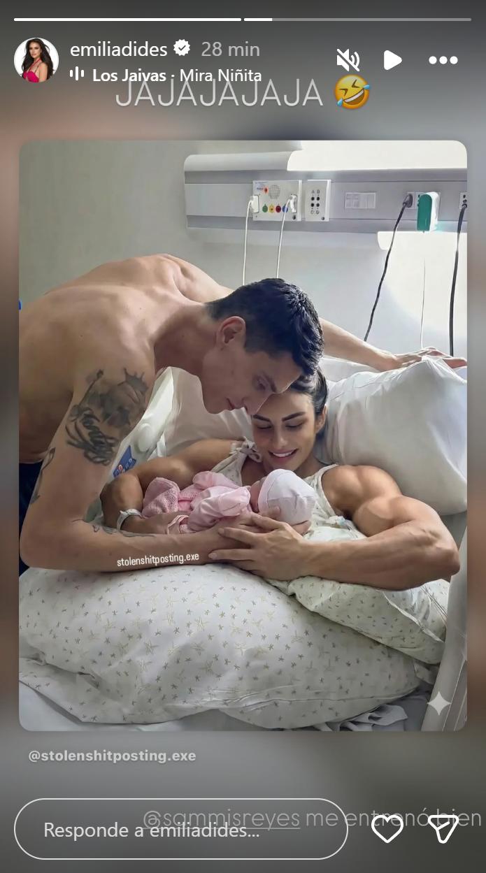 Emilia Dides reacciona a críticas contra Sammis Reyes - Redes sociales