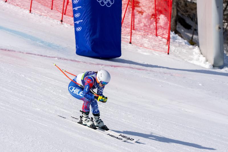Matilde Schwencke se lució en los JJOO de Milano Cortina y finalizó en el 27° puesto - Team Chile