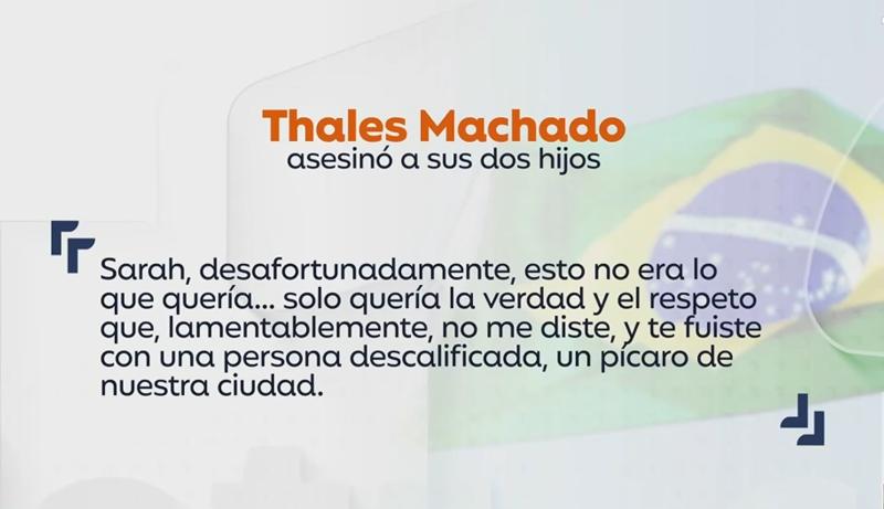 T13 - Revelan carta que político brasileño dejó a su esposa tras matar a sus hijos