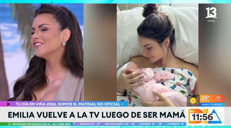 Canal 13 - Emilia Dides en 'Tu Día'