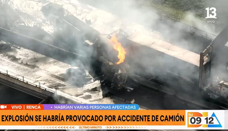 Canal 13 - Explosión en Renca
