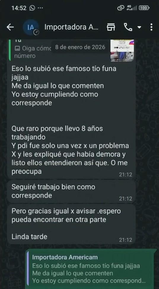 T13 - La respuesta de importadora denunciada en redes sociales