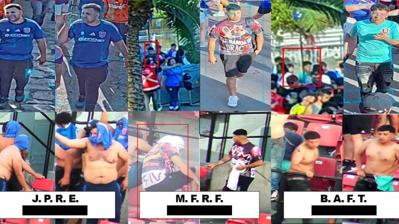 Identifican y exponen a hinchas de la U por disturbios en el Nacional