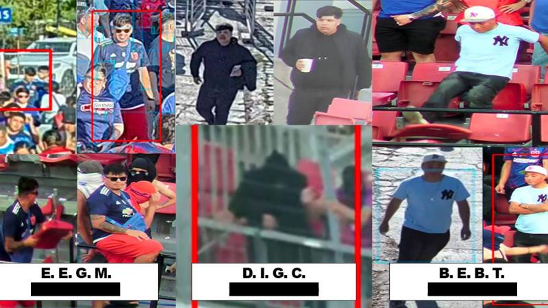 Identifican y exponen a hinchas de la U por disturbios en el Nacional