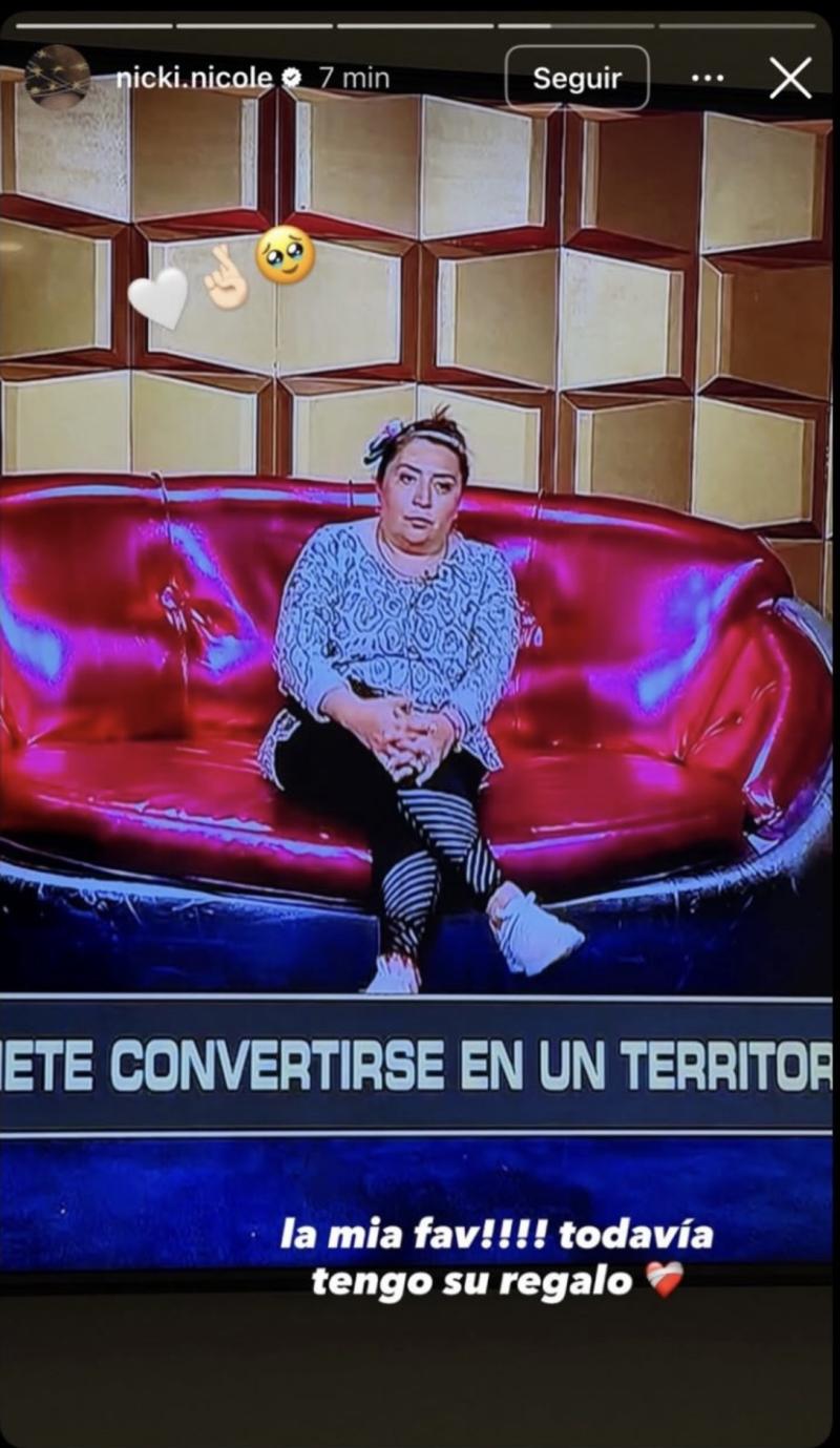 Instagram - El apoyo de la cantante Nicki Nicole a la Pincoya en Gran Hermano Argentina