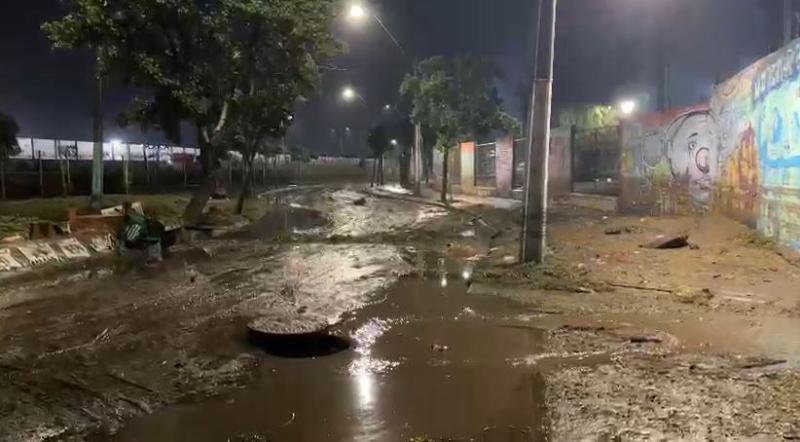 Flash flood en Maipú - T13