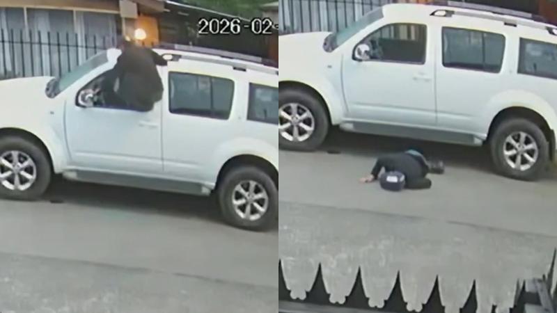 T13 - Delincuente quedó inconsciente tras intentar huir en medio de “tour delictual” en Temuco