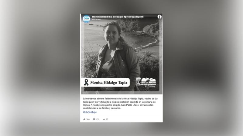 Municipalidad Isla Maipo - Víctimas que murieron en la tragedia de Renca