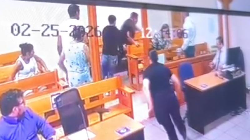 Cedida - Dos imputados intentan escapar desde Juzgado en Colina