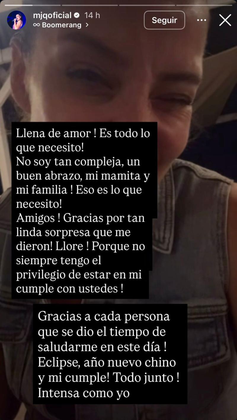 Instagram - María José Quintanilla