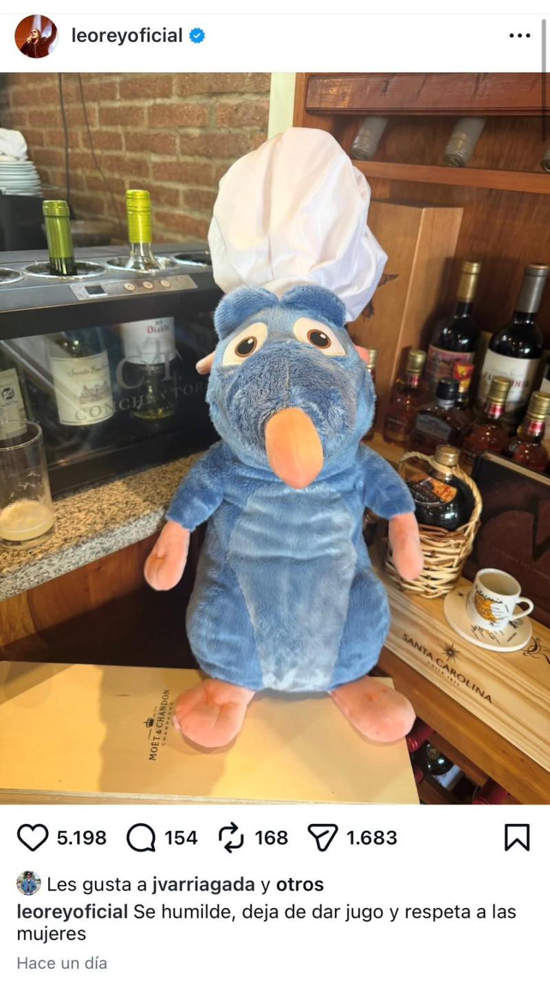 Instagram - Publicación de Leo Rey