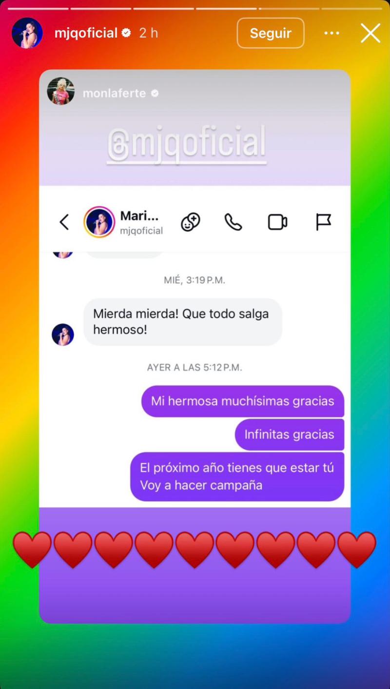 Instagram - María José Quintanilla