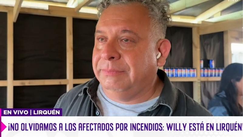HQD - Willy Sabor rompe en lágrimas al visitar Lirquén y ver la magnitud de la tragedia