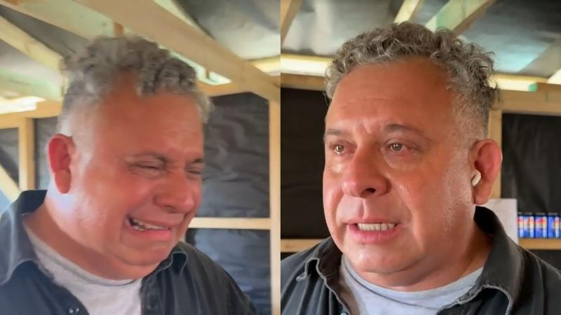 HQD - Willy Sabor rompe en lágrimas al visitar Lirquén y ver la magnitud de la tragedia