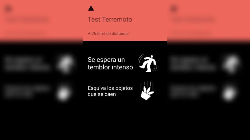 Así es la alerta que llega a los teléfonos Android (demostración)